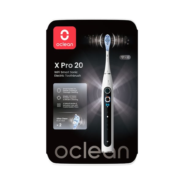 Oclean Elektrisk Tannbørste X Pro 20 Hvit