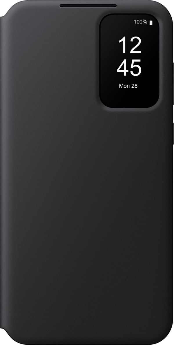 Samsung Galaxy A55 Smart View Wallet Case -lompakkokotelo, musta