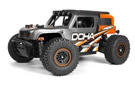 Maverick Doha 1/20 4WD elektrisk lastebil - oransje (150702)