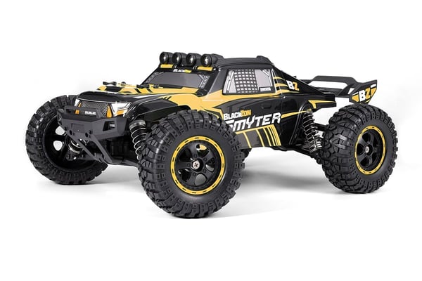 Blackzon Smyter DT 1/12 4WD elektrisk ørkenlastebil - gul (540226)