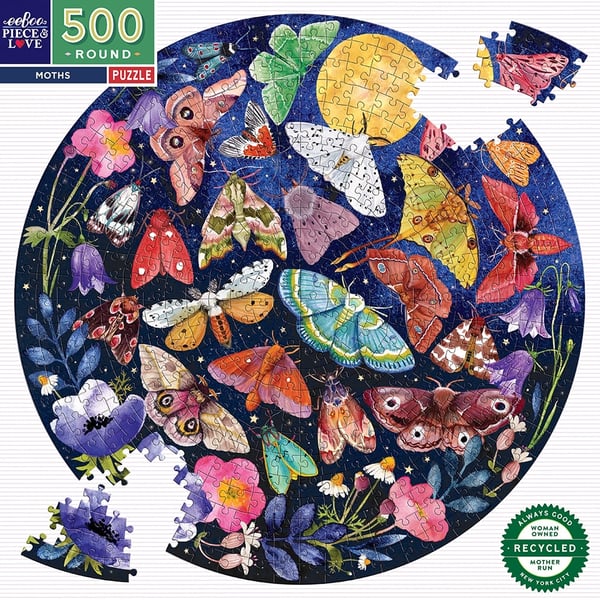 eeBoo Pyöreä palapeli 500 kpl - Koit - (EPZFMOT)