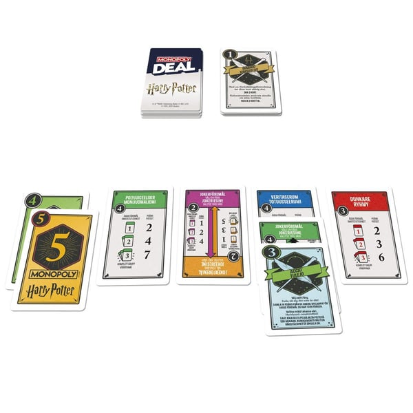 Hasbro gaming Kortspill Monopoly Deal Harry Potter (SE/FI)