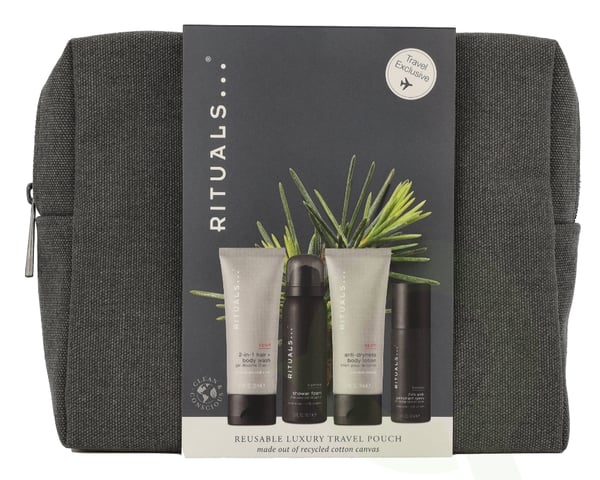 Rituals Homme Men's Care Set 240 ml Shower Foam 50ml/2-in1 Hair And Body Wash 70ml/Body Lotion 70ml/Antiperspirant Spray 50ml
