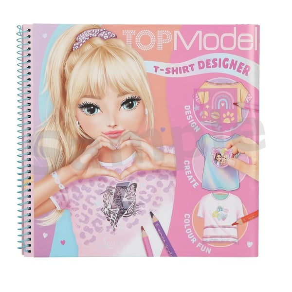 TOPModel TOPModel T-skjorte-designer fargeleggingsbok (413585)