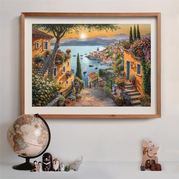 Clementoni Puslespill 1500 Pcs CB High Quality Collection Steps To The Harbour