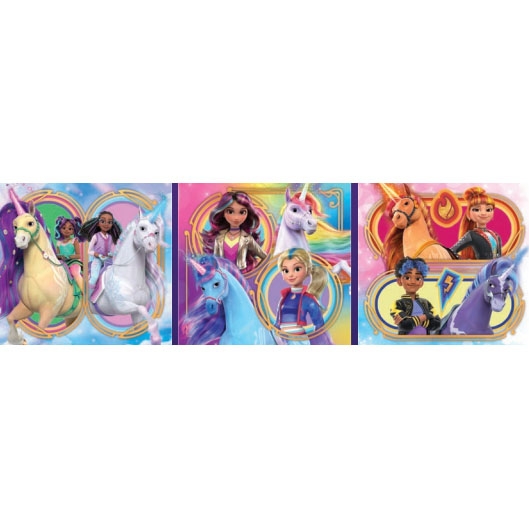 Clementoni Palapeli 3x48 Pcs Unicorn Academy