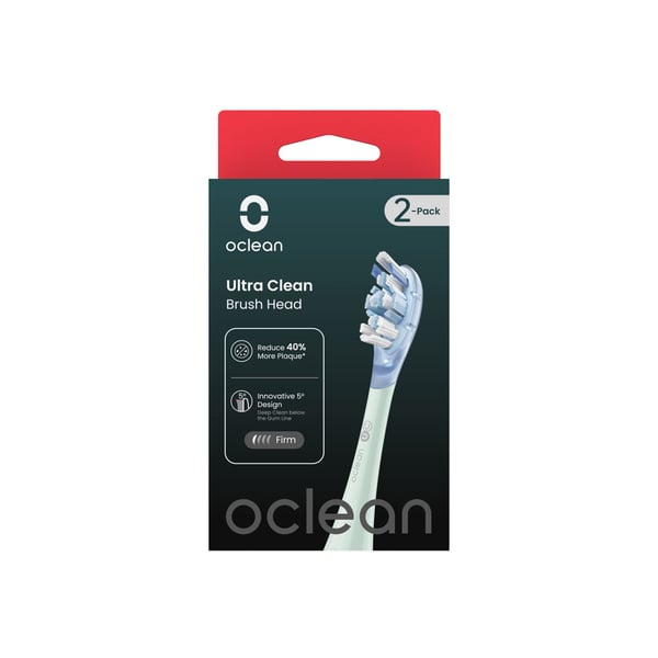 Oclean Harjaspää Ultra Clean 2 Kpl Vihreä