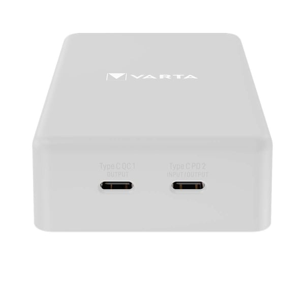 Varta Mag Pro trådløs strømbank 10 000 mAh - hvit utgave