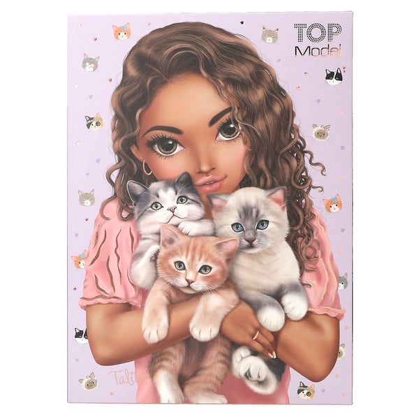 TOPModel Kirjainsarja CAT LOVE - Pehmeä violetti