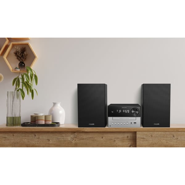 Philips Musik-anläggning Radio CD USB Bluetooth TAM3205MKII/12 Svart/Silver