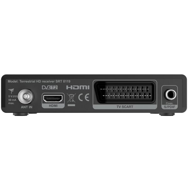 Strong TV-box DVB-T2 Marksänd FTA SRT8119 Svart