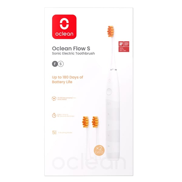 Oclean Elektrisk Tandborste Flow S 20 Vit