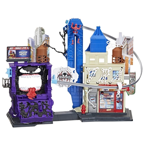 Marvel Legesæt Spider-Man 4 Inch Venomversus Web City