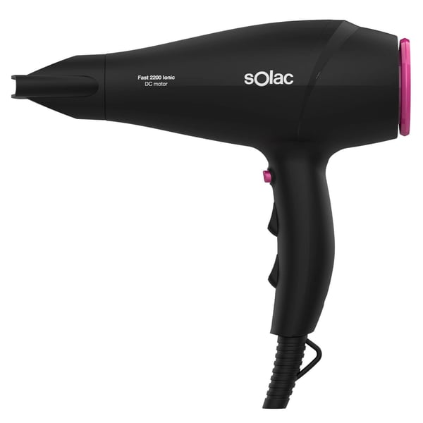 SOLAC Hiustenkuivaaja Nopea 2200 Ionic Musta