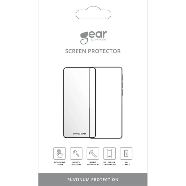 Gear Skjermbeskyttelse 3D Platinum Buet Glass Svart Ramme - iPhone Air