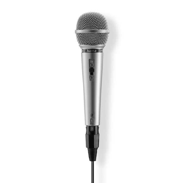 Hama Mikrofon "Karaoke Jam Star" Dynamisk Mono Sølv