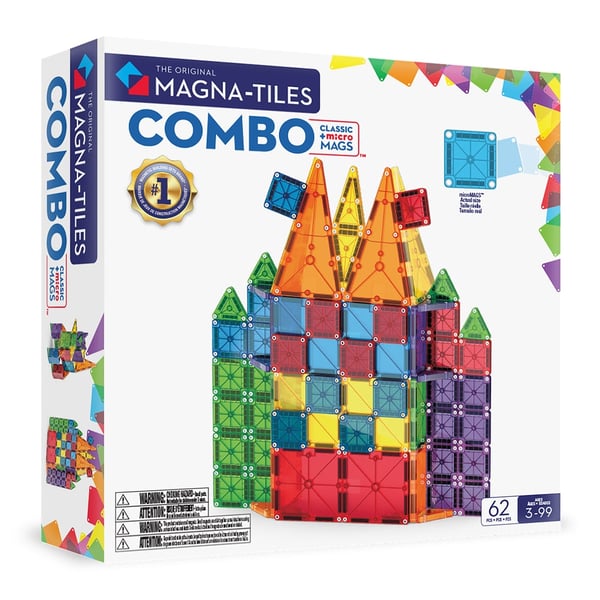 Magna Tiles Magna-Tiles - microMAGS Combo 62 stk (90294)