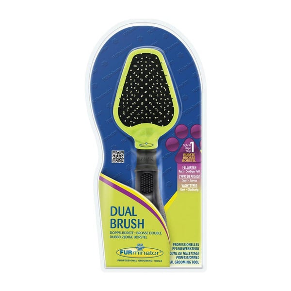 Furminator Dobbel striglebørste - (640.7232)