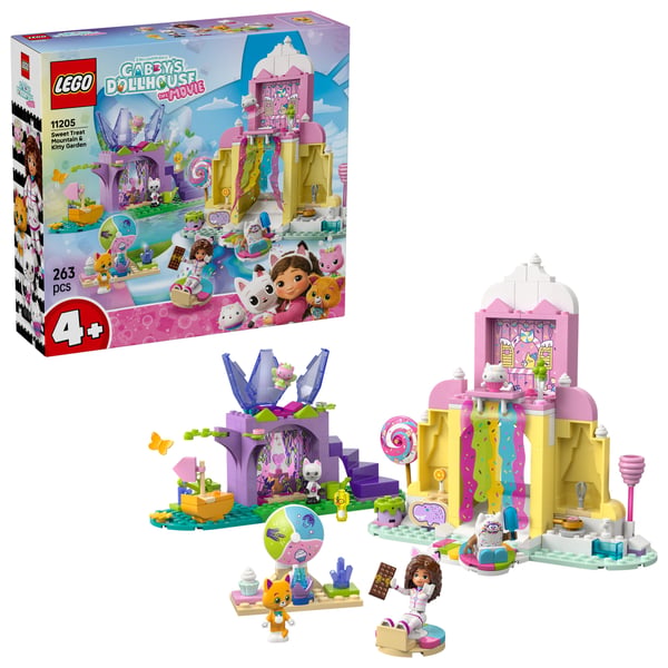 LEGO Gabbys dukkehus - Søtegodtfjellet og kattehagen (11205)