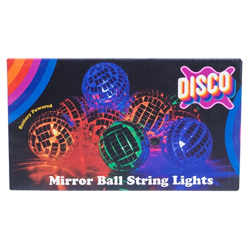 Fizz Creations Disco Ball ljusslinga - 2 meter