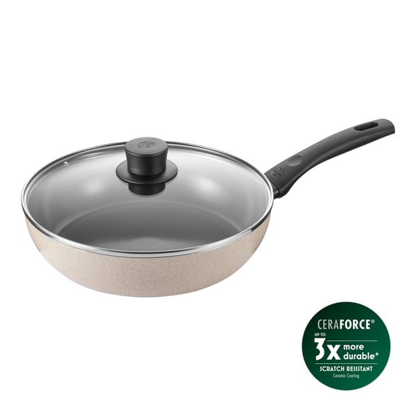 Ballarini Ledro Saute Pan med lokk - Beige - 28 cm