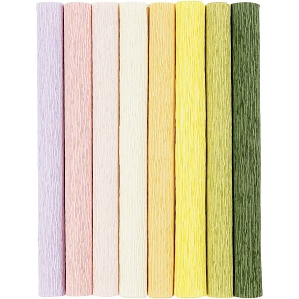 Creative Toys Kreppipaperi - pastellivärit (209001)