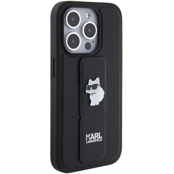 Karl Lagerfeld Mobilskal till iPhone 15 Pro Gripstand Saffiano Pins