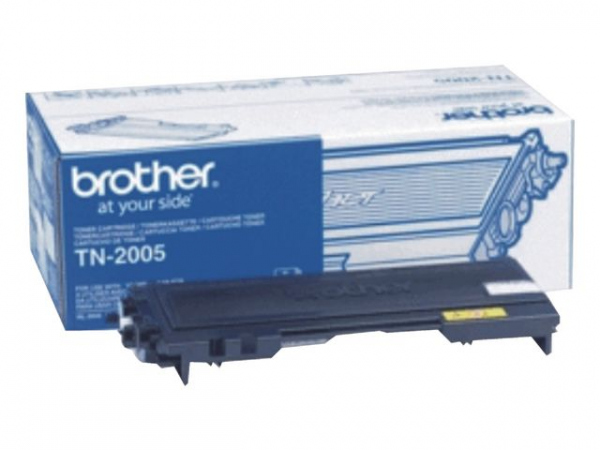 Brother TN2005 BK (svart) toner 2500 sider (1 stk.)