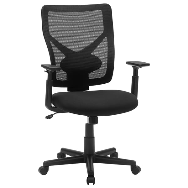 Kontorstol, 68x67x108 cm, Sort