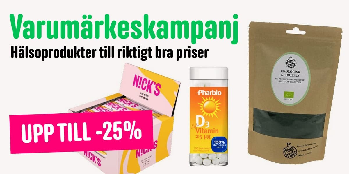 Varumärkeskampanj - Hälsoprodukter