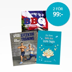 Kokböcker & hälsoböcker – 2 för 99 kr