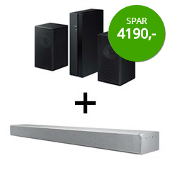 Kjøp Samsungs soundbar og få bakre trådløse surroundhøyttalere på kjøpet