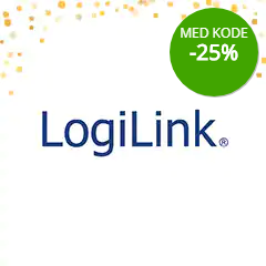 25% rabat på kabler, opladere & tilbehør fra LogiLink