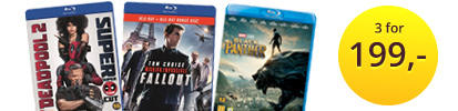 3 film for 199 kr.