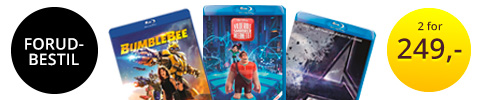 Forudbestil kommende film: 2 for 249 kr.
