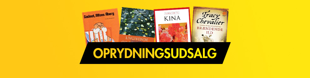 Oprydningsudsalg på bøger