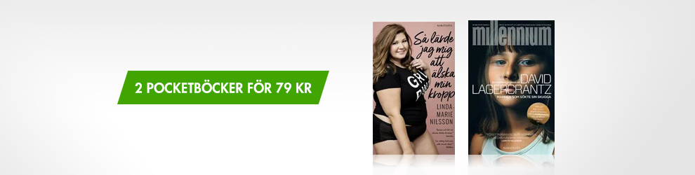 Köp 2 pocketböcker för endast 79 kr