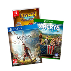 Spil til nedsatte priser fra Ubisoft