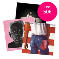 Vinyylit – 3 kpl 50 €