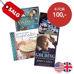 Engelske bøker – 4 for 100 kr