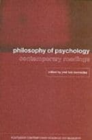 Philosophy of Psychology: Contemporary Readings