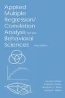Applied Multiple Regression/Correlation Analysis for the Behavioral Sciences