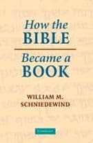 How the Bible Became a Book