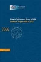 Dispute Settlement Reports 2006: Volume 10, Pages 4409–4718