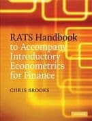 RATS Handbook to Accompany Introductory Econometrics for Finance