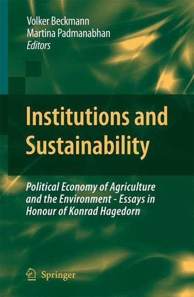 Institutions and Sustainability