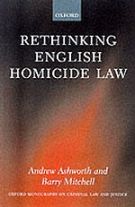 Rethinking English Homicide Law
