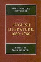 The Cambridge History of English Literature, 1660-1780