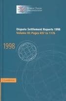 Dispute Settlement Reports 1998: Volume 3, Pages 697-1176