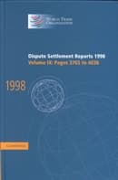 Dispute Settlement Reports 1998: Volume 9, Pages 3765-4038